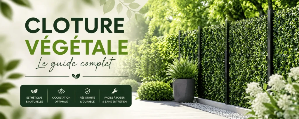 Clôture végétale : guide complet pour choisir, installer et entretenir votre haie